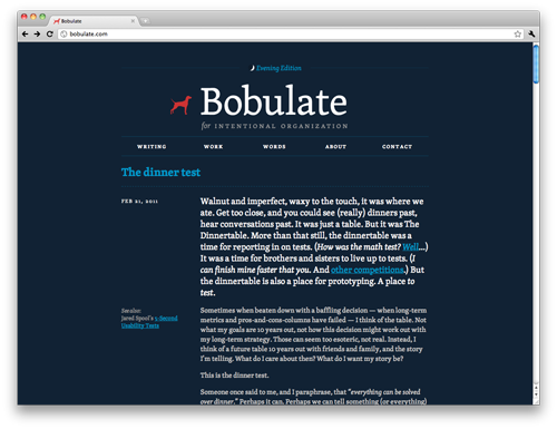 Liz Danzico's Publishr blog